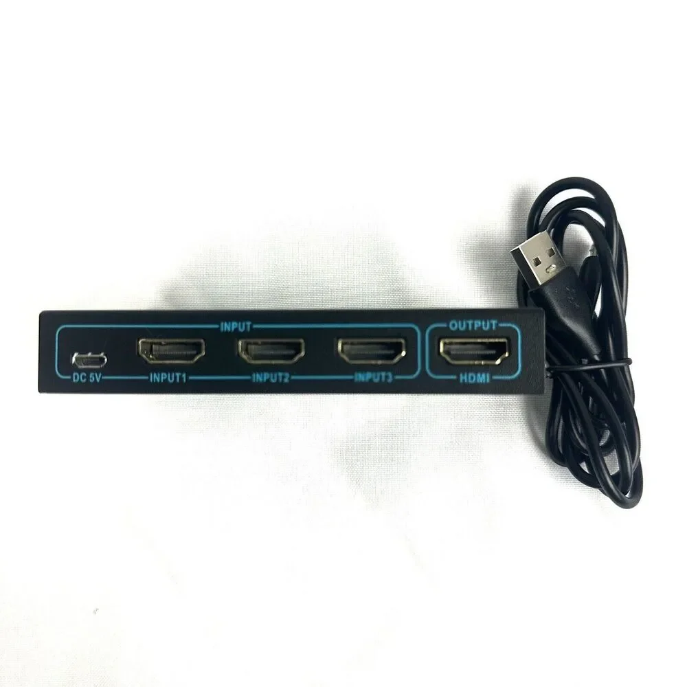 SGEYR HDMI 2.0 Switch Splitter 3 Port 4K HDMI Switch 3 in 1 Out HDMI 4K Ultra HD